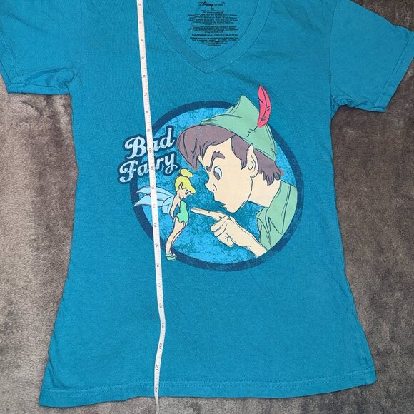 Ladies XS Bad Fairy Peter Pan & Tinkerbell tee - Picture 5 of 6